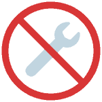 we buy houses in any condition no renovations needed to sell for cash, wrench crossed out